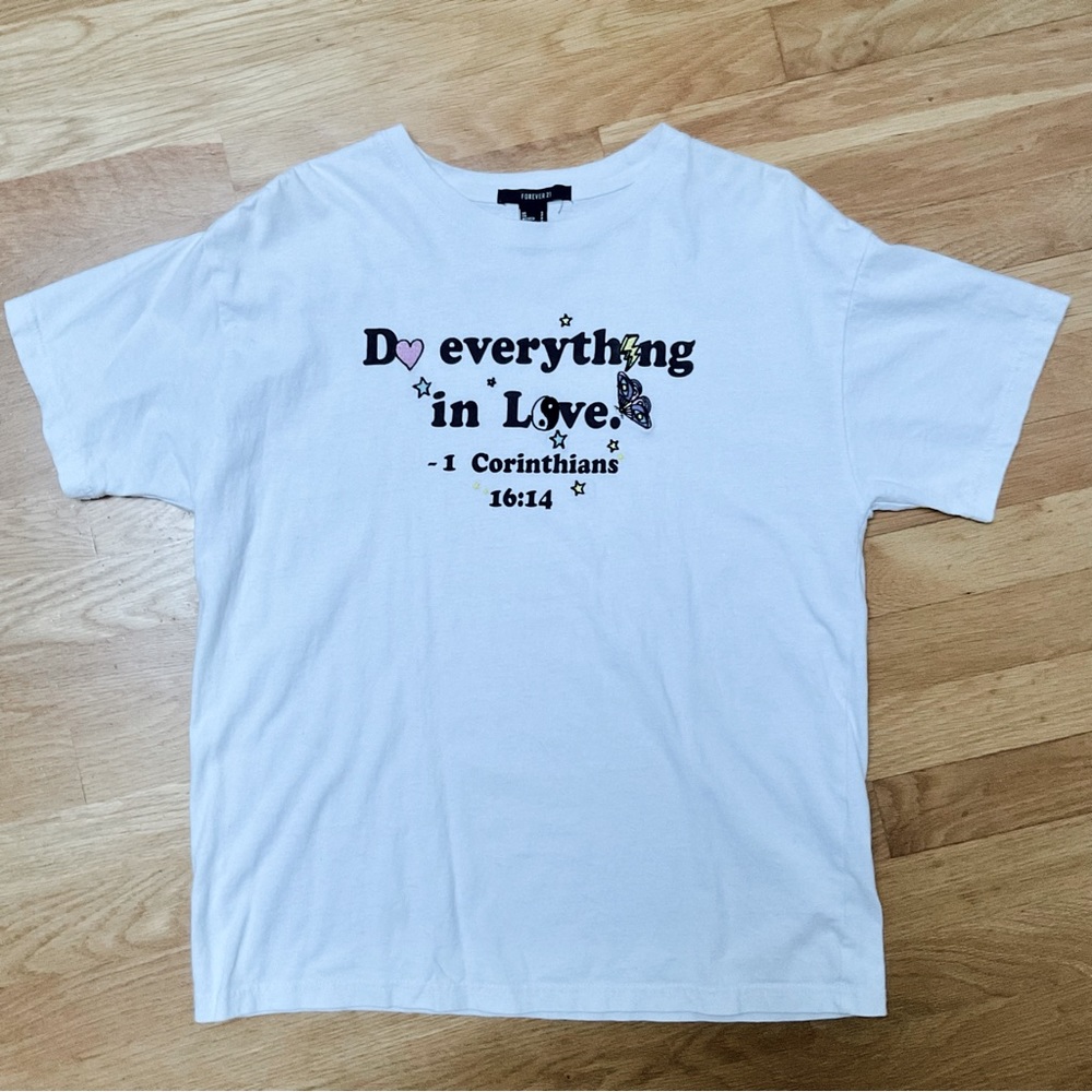 Oversized Tee - Bible Verse🌈